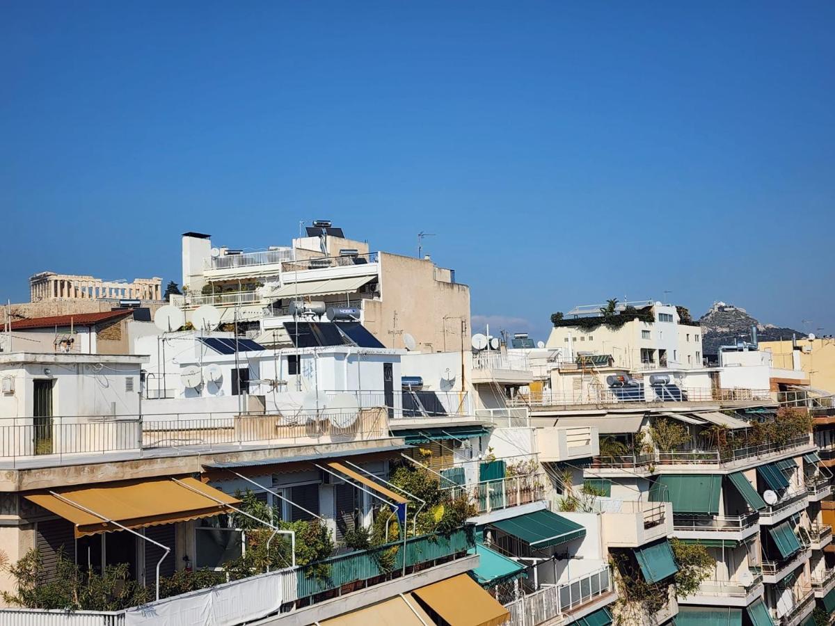 Newly Renovated Apartment 7 Min Walk From Acropolis Aten Exteriör bild